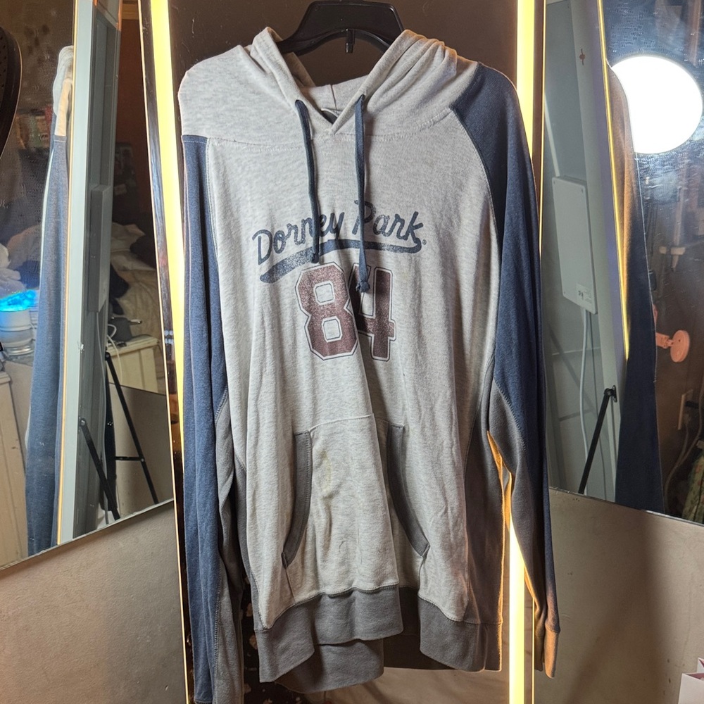 MV Sport Gray and Navy Hoodie